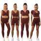 2PCS Bra Shorts Set Fitness Sports Set Women's Two Piece Yoga Clothing Set Gym Running Suit Camisole Tight Shorts Two Piece Set Tracksuit Active Wear