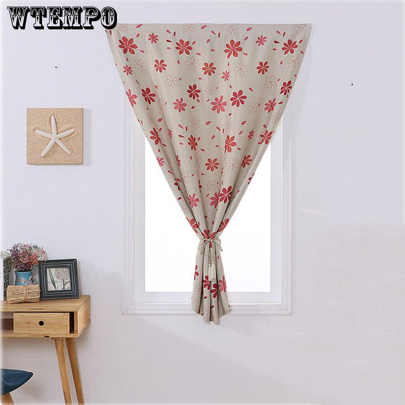 WTEMPO Punch-free Installation Full Blackout Curtain Cloth Shade Finished Bedroom Simple