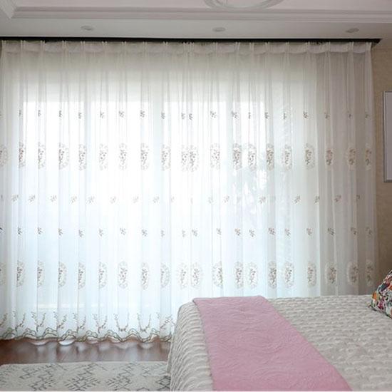 Europe White Yarn Curtain Window Tulle Curtains for Living Room Kitchen Modern Window Treatments Voile Curtain