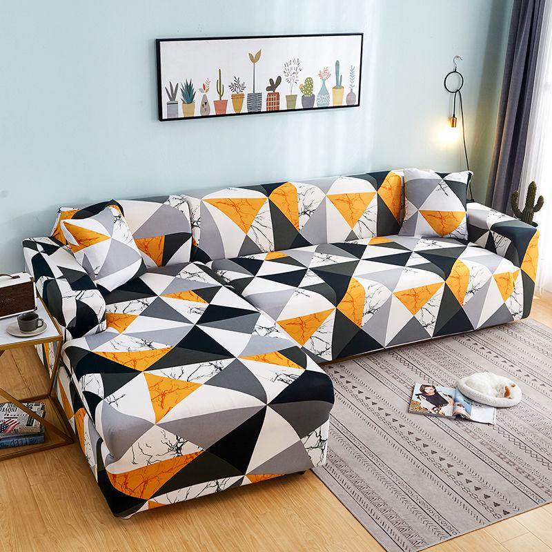 Elastic Sofa Covers Tight Wrap All-inclusive Slip-resistant L Shape Modern Couch Slipcovers