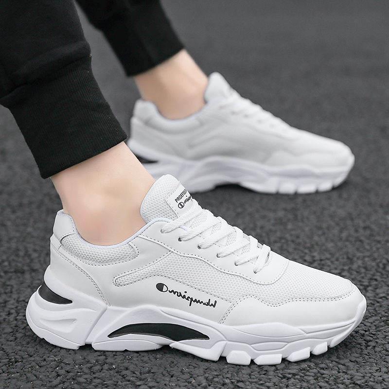 Plus Size 39-44 Summer Men Mesh Sneakers Anti-Slippery Deodorant Breathable Basketball Running Shoes Non-slip Wear-resistant Comfortable Shoes