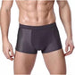 4PCS Mesh Men Solid Breathable Underwear Bamboo Fiber Men's Comfortable Boxer Shorts