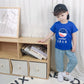 Summer Kids Cute Printing T Shirts Short Sleeve Tops Korean Style O-neck Loose T Shirts For Children Girls and Boys