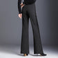 Wide Leg Pants Female Autumn Winter Knit Bell Bottom Pants High Waist Slim Straight Sweater Trousers