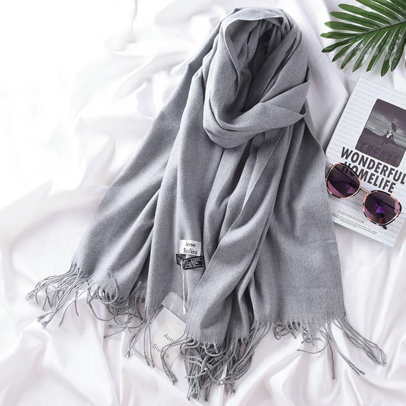 Scarves Ladies Cashmere Scarf Warm Shawl Wool Scarf Women Autumn Winter Scarves Wraps