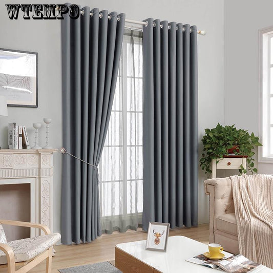 Curtains for Living Room Bedroom Curtains for Window Treatment Drapes Solid Finished Curtains