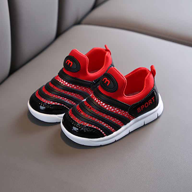 21-30 Summer Baby Toddler Shoes Sneakers Sandals Kids Mesh Breathable Basketball Shoes Lightweight Running Shoeses Comfortable Deodorant Child Shoes