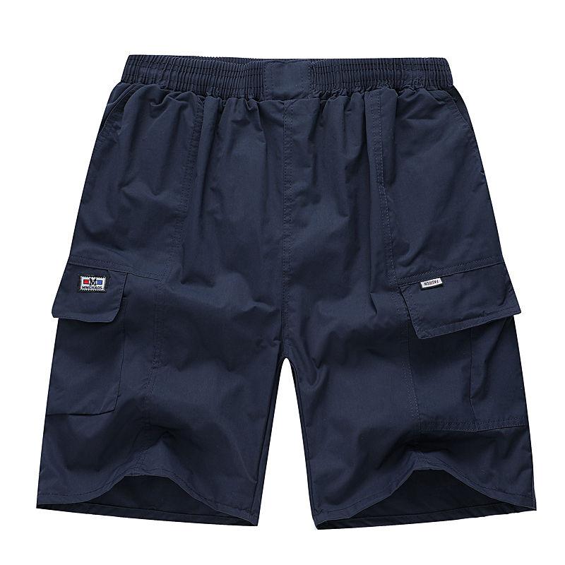 Middle-aged Loose Pants Shorts Men's Five-point Pants Summer Thin Section Middle-aged and Elderly Casual Straight Pants