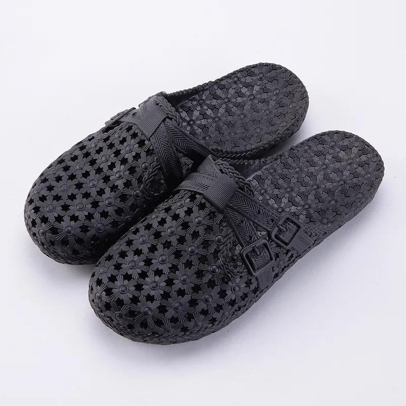 Women's Sandals and Slippers Non-slip Wear-resistant Bathroom Leaking Slippers Indoor and Outdoor Home Slippers Flip-flops