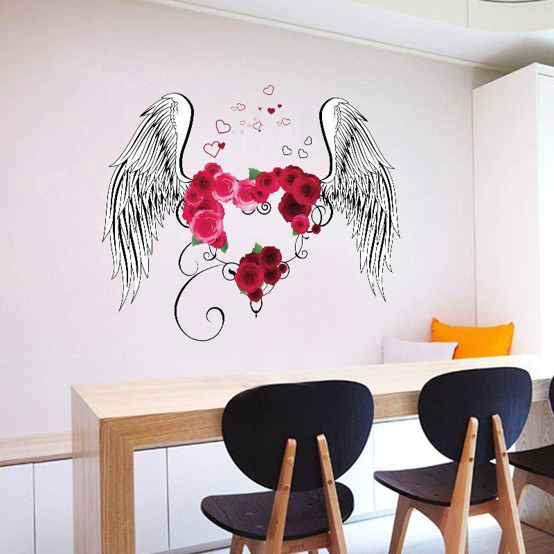 [Wall sticker] Love feathers angel wall stickers for kids rooms nursery girl bedroom home decoration