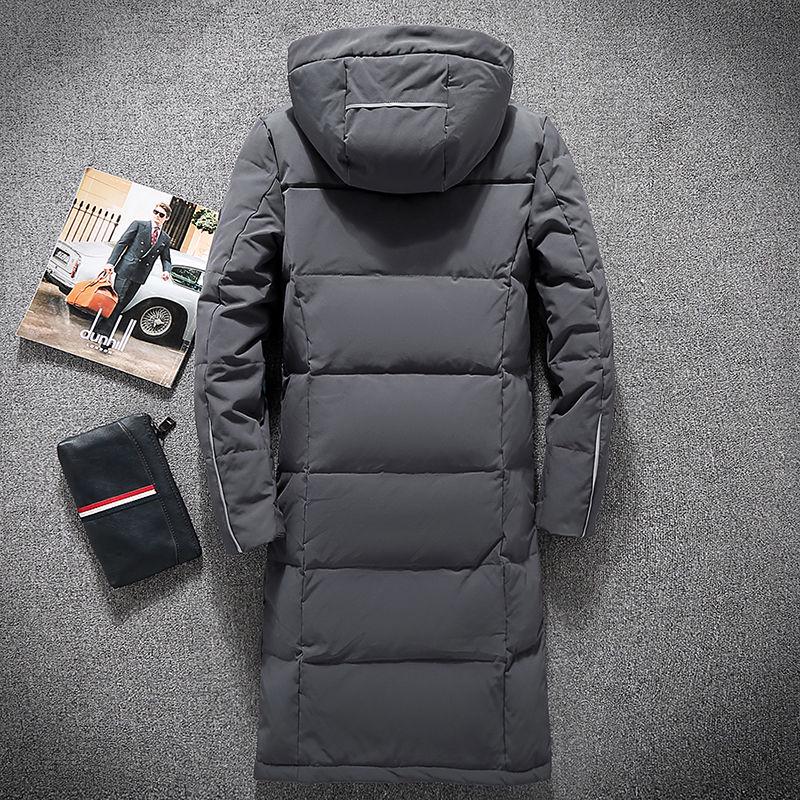 Winter Medium and Long Section Cotton Clothing Large Size Down Jacket Outdoor Leisure Men's Clothes