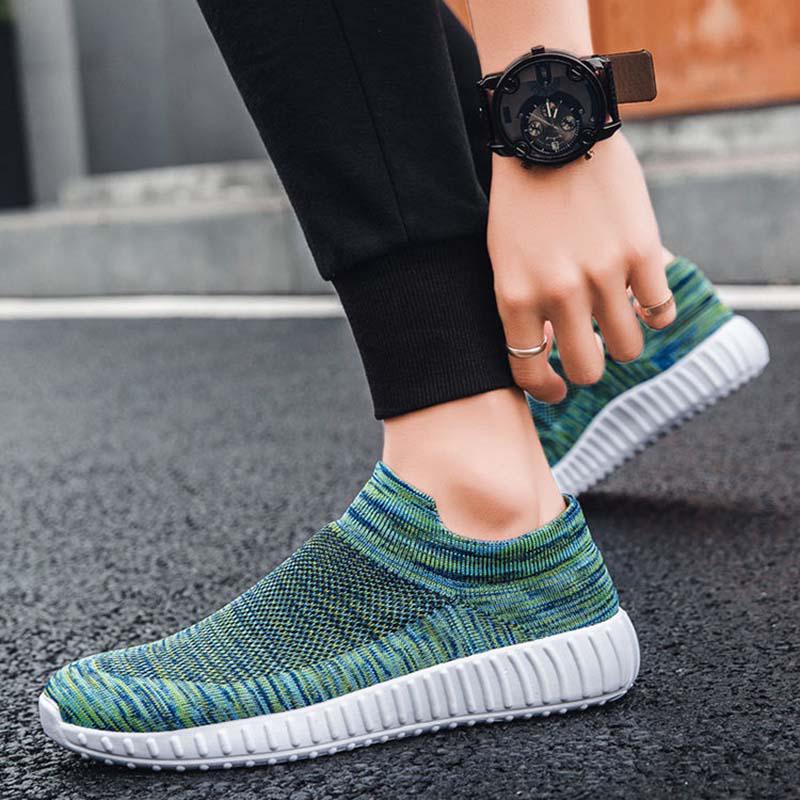 Plus Size 36-44 Summer Men Mesh Sneakers Comfortable Running Basketball Shoes Couples Breathable Shockproof Non-slip Shoes