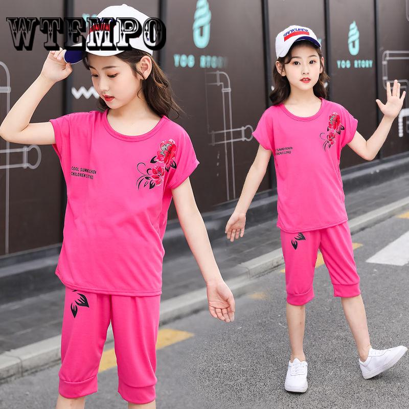 Brand T-shirt Pants 2pcs Kids Baby Girls Outfits Lolly T-shirt Tops+short Pants Clothing Sets