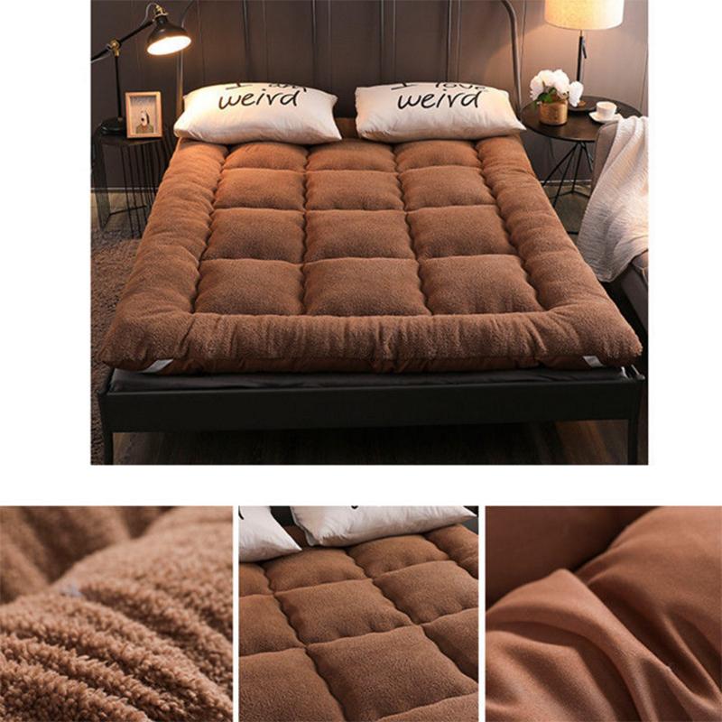 Bedroom Lamb Velvet Household Sleeping Mat Comfortable Warm Bed Student Dormitory Thick Cushion