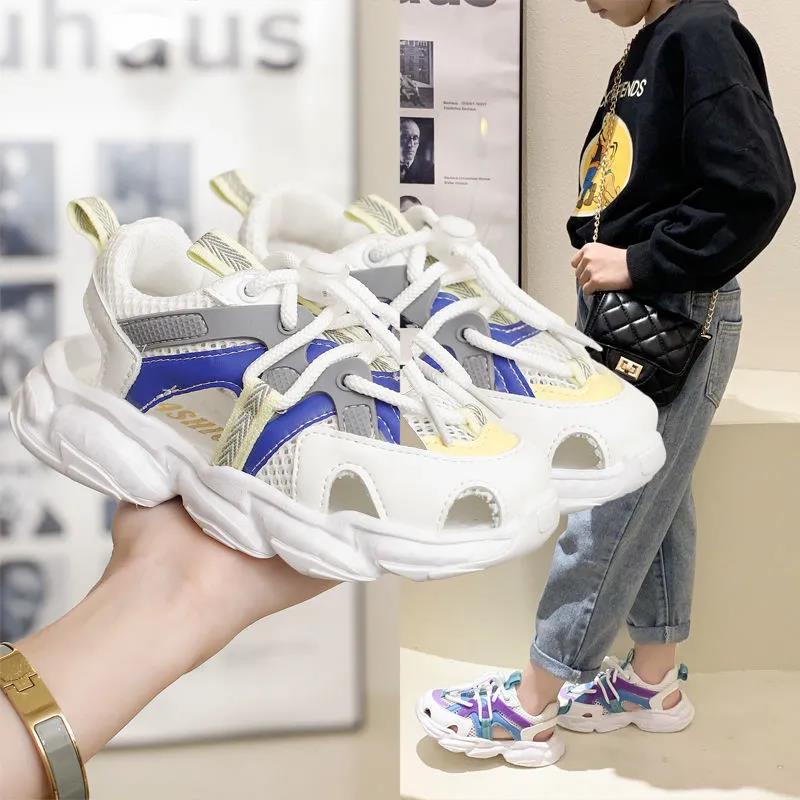 Girls Casual Shoes Light Mesh Sneakers Kids Summer Children Autumn Tenis Cute Sport Female Running