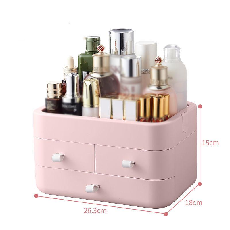 Large Capacity Cosmetic Storage Box Makeup Drawer Organizer Jewelry Nail Polish Makeup Container Desktop Sundries Storage Box