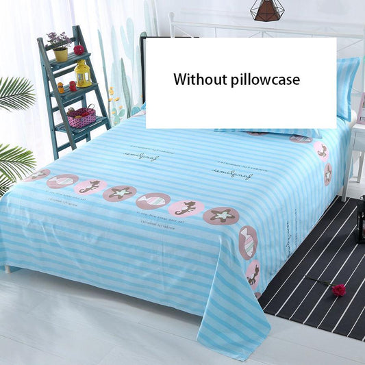 Household Skin-friendly Washed Cotton Female Beding Student Dormitory Bed Linen