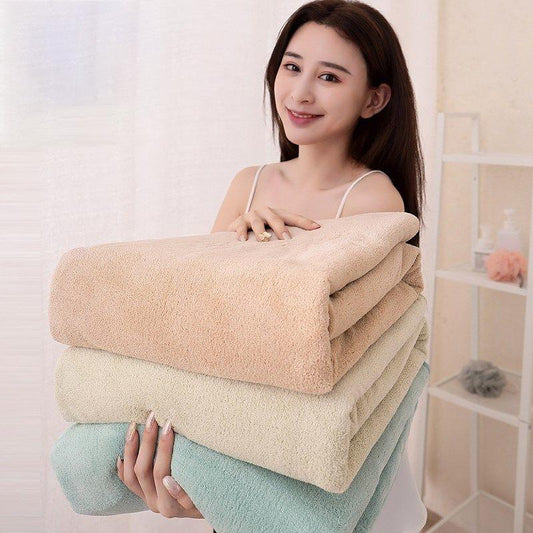 Extra Thick Bath Towel Towel Set Fabric Is Soft and Does Not Shed Hair Adult Bath and Quick-drying Household Large Size Bath Towel