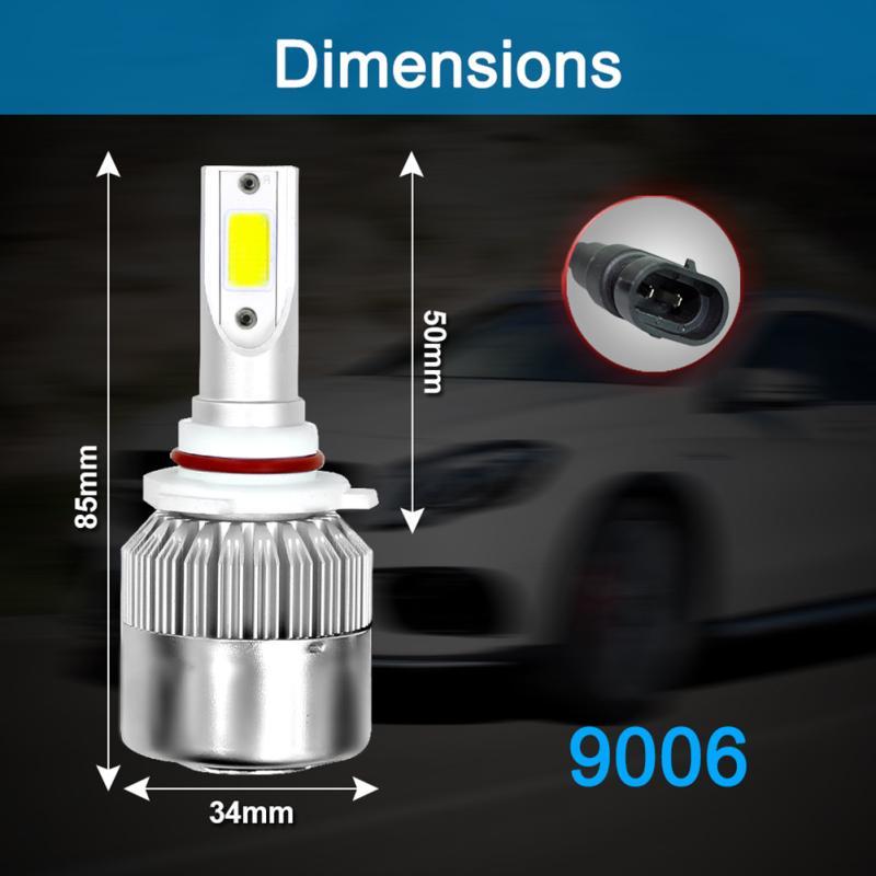 1PCS Car Accessories Car Front Lamp 36W LED Headlight Car Led Headlight Bulb Super Bright Front Big Bulb H1 H4 H7 H11 High Brightness