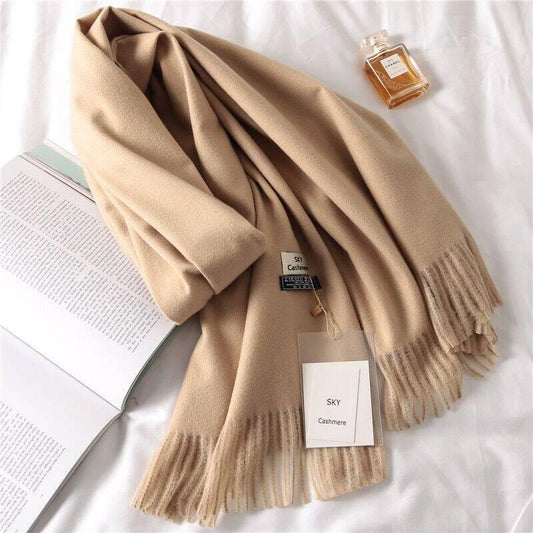 Cashmere Scarf Women 2019 Long Soft Shawls and Wraps Pashmina Fashion Tassels Scarves