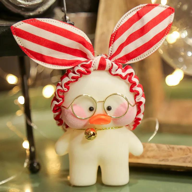 Cute Little Yellow Duck Dolls Lovely Creative Duck Keychain Mini Plush Toy Pendant Casual Small Objects Children's Gifts