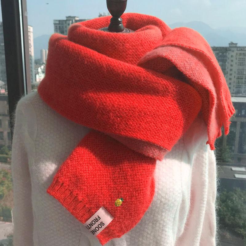 Winter warm scarf Christmas gift Woman Trend Wild Shawl scarf Long section scarf Birthday present