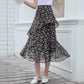 Women Skirt 2020 Summer Floral Skirt Chiffon Pleated Skirt Women High Waist Plus Size Print Skirt