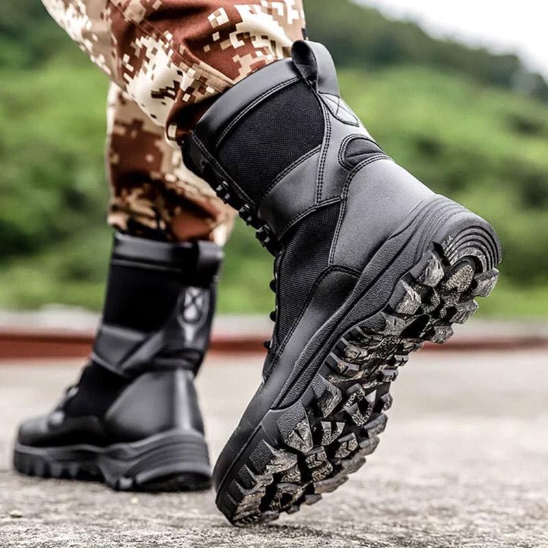 Non-slip Shock Absorber Boots Men's Boots Combat Boots Military Boots Outdoor Casual Shoes