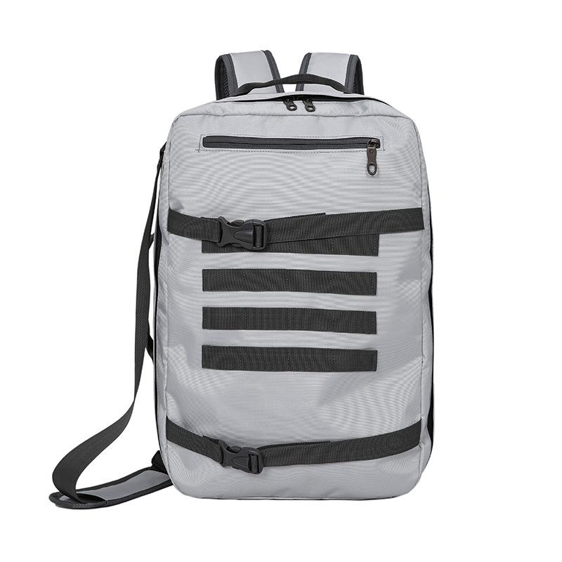 Canvas Backpack Men White Large Capacity Waterproof Student Computer Bag Outdoor Sports Travel Bags