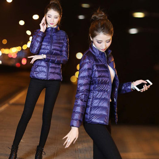 Winter Women's Jacket coat Simple Women Parkas Warm Winter Women's Coat Biological-Down Parkas