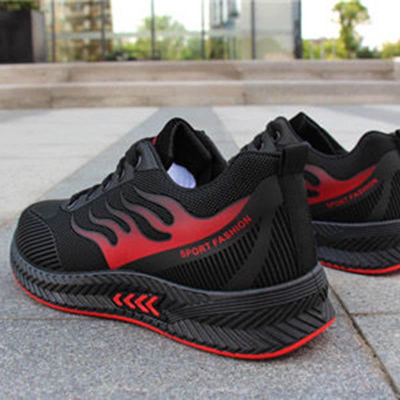 Plus Size 39-44 Summer Men Sneakers Breathable Basketball Shoes Non-slip Deodorant Running Shoes Outdoor Travel Shoes