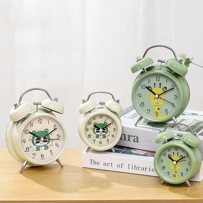 Metal Oversized Ringtone Alarm Clock Student Alarm Mute School Supplies Stationery Alarm Clock