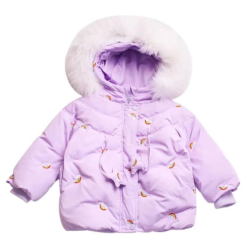 Girls Winter Warm Padded Jacket with Hooded Down Padded Jacket