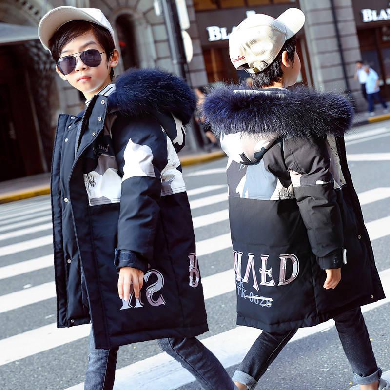 Winter Thicken Windproof Warm Kids Coat Waterproof Children Outerwear Kids Clothes Boys Jackets