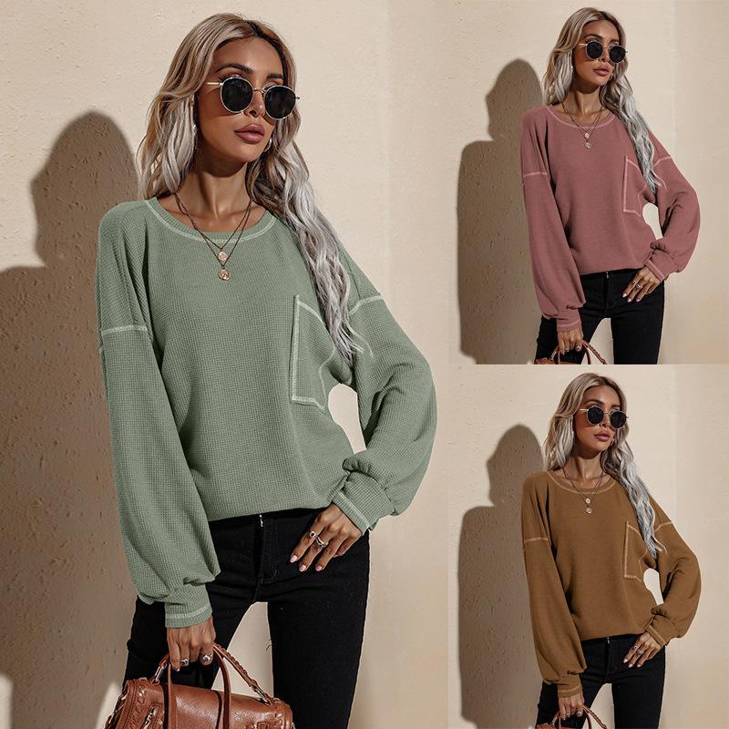 Sweatshirts Version Loose Thin Long-sleeved Sun Protection Coat Solid Color Retro Shirt Student Girl Top