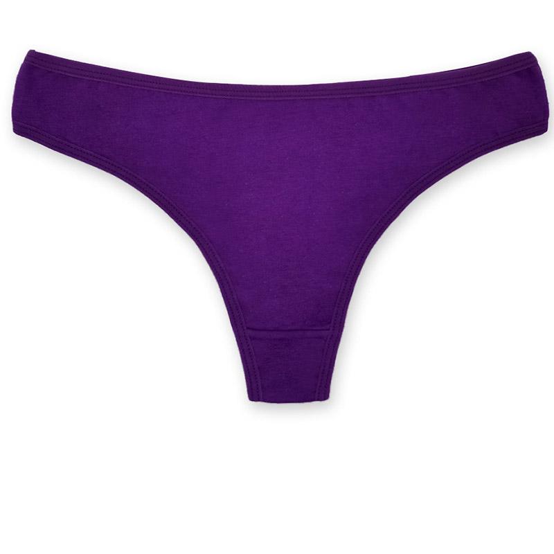 6 Pieces/set of Pure Cotton Underwear Panties Female T Back Sexy Fashion Large Size Wide Belt Pure Color Panties