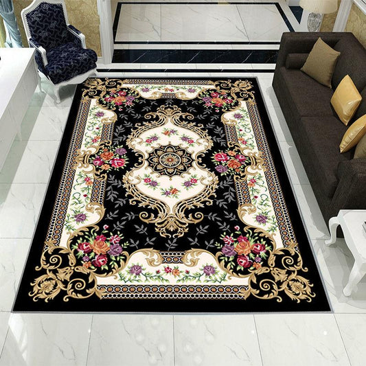 Modern Light Luxury Simple American French Pastoral Style European Style Carpet Living Room Coffee Table Mat Chinese Bedroom Bedside Blanket