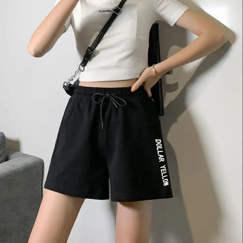 Shorts Women's Sports Three-point Pants Women's Wide-leg Pants Loose All-match Casual Pants Ladies Sports Shorts Comfortable