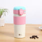 Straw Thermos Cup Girls Water Cup Student Portable Coffee Cup Portable Thermos Cup Large Capacity Cup