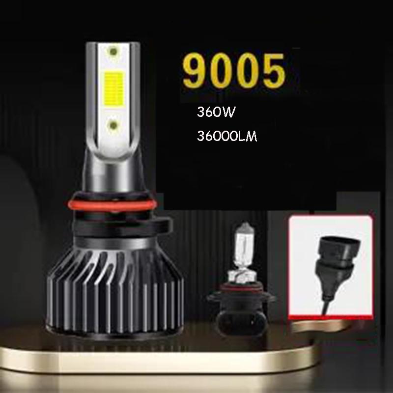 Super Bright Car Led Headlight H7 H4 H1 H11 9005 9012 Modified Far and Near Light Bulb Integrated Strong Light High Beam