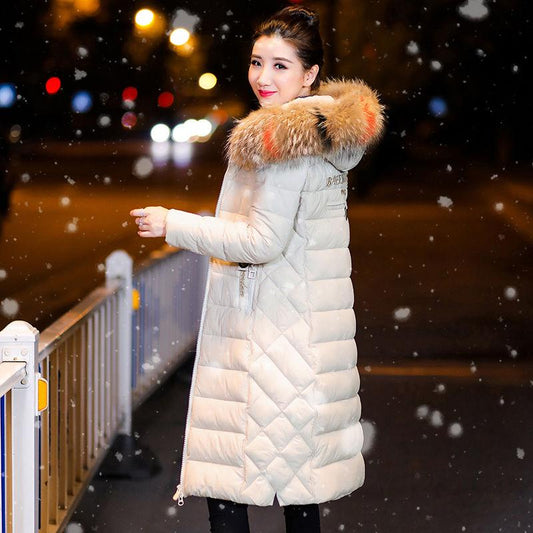 Down Jacket Winter Woman's Cotton clothing Woman's Winter Long Sleeve Warm Jacket Fashion Large size