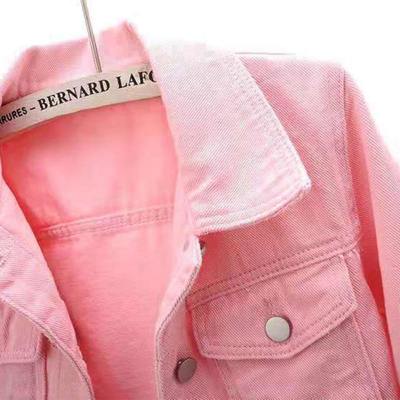 2021 Spring and Autumn New All-match Three-quarter Sleeve Denim Jacket Women Short Outer Wear Thin Jacket Student Jacket