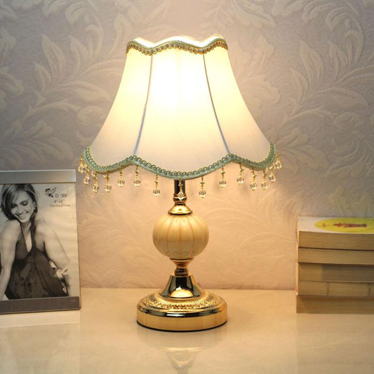 Cloth Desk Lamp Bedside Bedroom Modern Lamp High-end Hotel Room Light Living Room Study Table Light