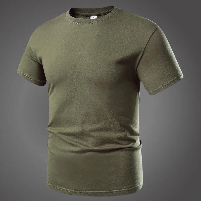 Army Shirt Men Military T-shirt Summer Outdoor Sports Tees Half Sleeve Casual Breathable Pullover Off-road Clothing