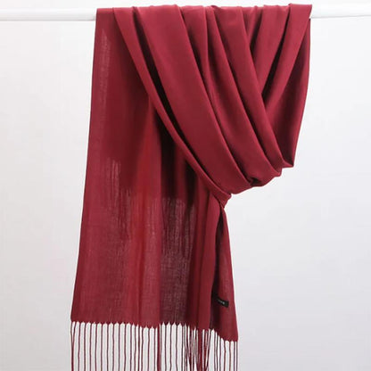 Scarf Women Winter and Autumn Long Thicked Korean Wild Cashmere Warm Scarf