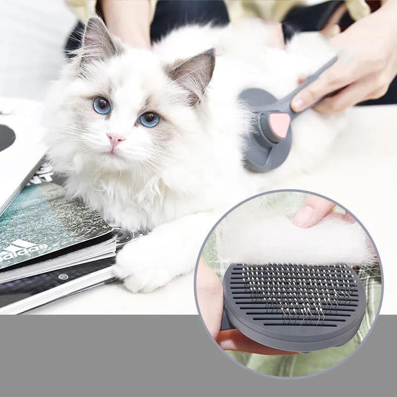 Cat Comb Dog Matted Hair Removal Comb Floating Hair Cat Comb Cleaner Pet Grooming Needle Comb Cat Pet Supplies Pets Massage Comb Grooming Tool