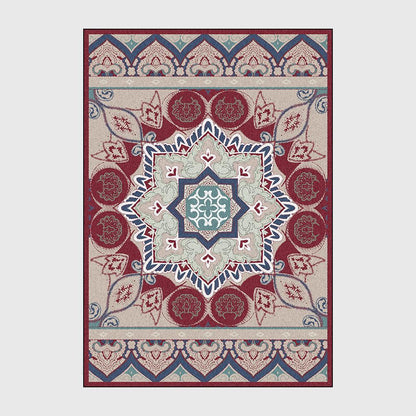 Home Carpet Fashion European and American Ethnic Style Carpet Bedroom Carpet Living Room Kitchen Bathroom Bedside Carpet