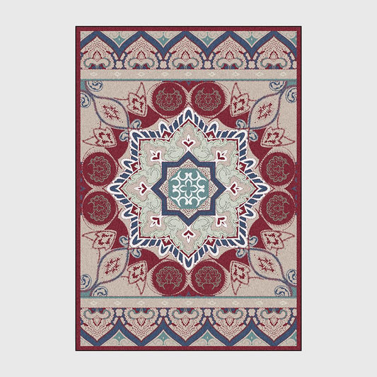 Home Carpet Fashion European and American Ethnic Style Carpet Bedroom Carpet Living Room Kitchen Bathroom Bedside Carpet