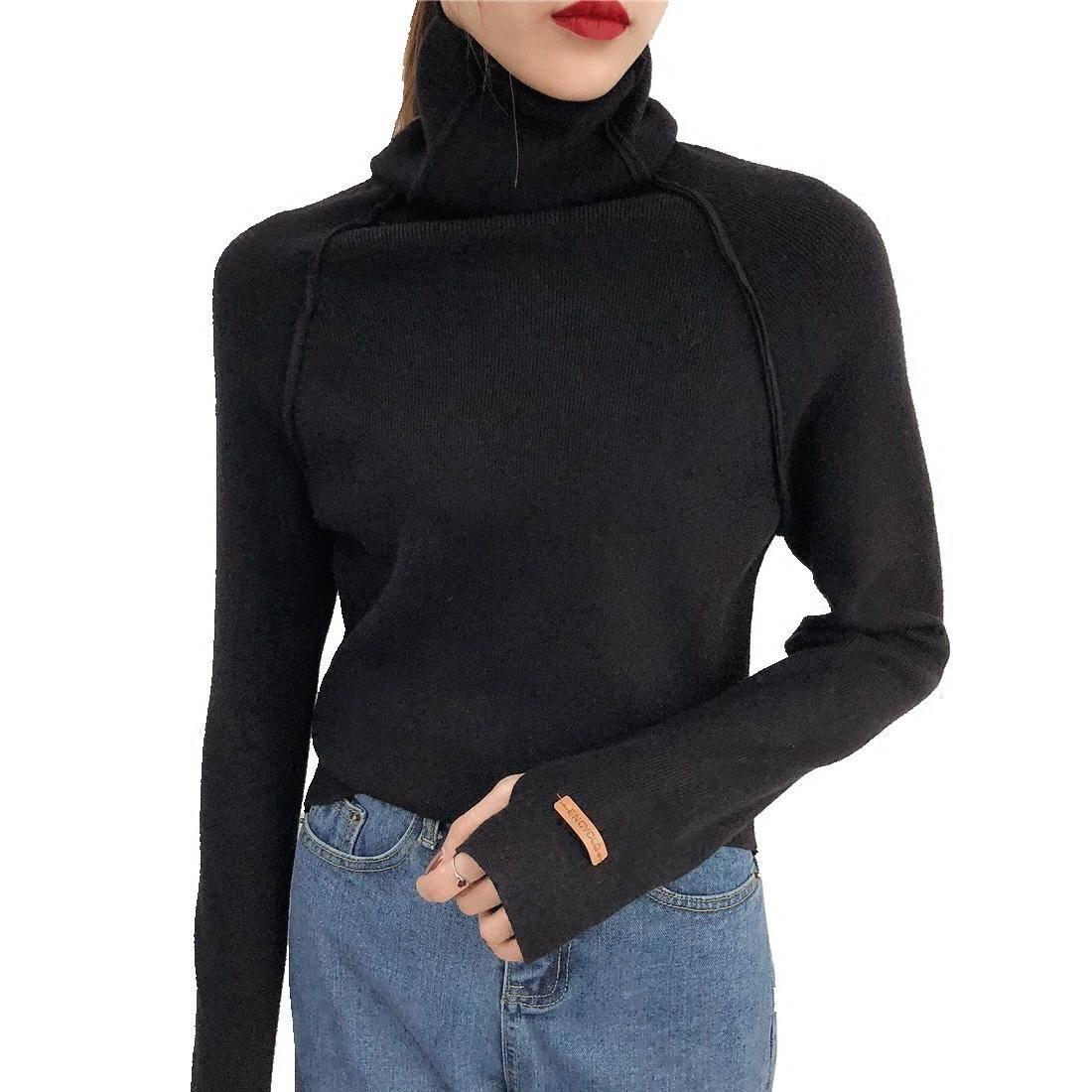 Sweater Knitted Jumpers for Women Sweater Casual Loose Long Batwing Sleeve Pullovers Streetwear