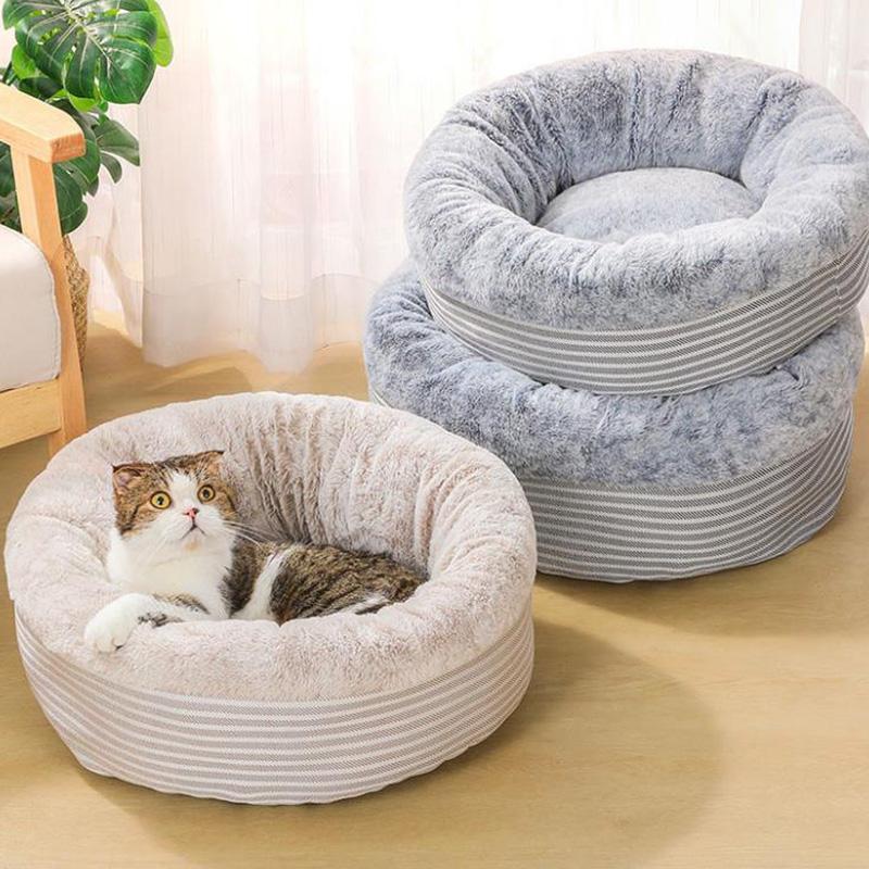 Warm winter cat litter semi-enclosed dogs litter house villa cat bed deep sleep kennel Dog Bed Mat Plush Soft Warm Pets Nest Cushion Sleeping Sofa